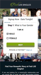 Mobile Screenshot of findldssingles.com